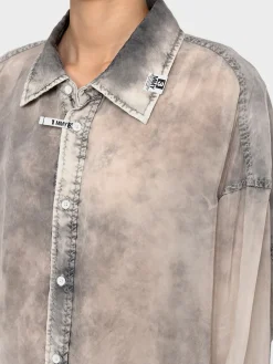 MAISON MIHARA YASUHIRO Camicie<CAMICIA VINTAGE Grigio
