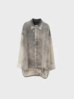 MAISON MIHARA YASUHIRO Camicie<CAMICIA VINTAGE Grigio