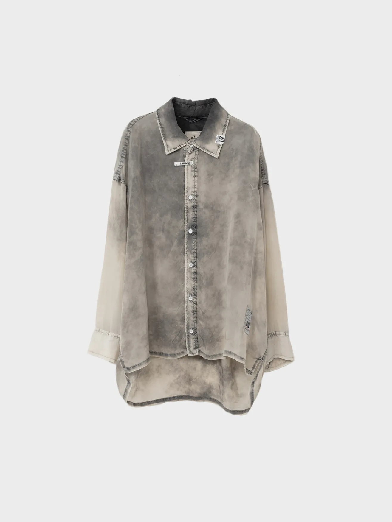 MAISON MIHARA YASUHIRO Camicie<CAMICIA VINTAGE Grigio