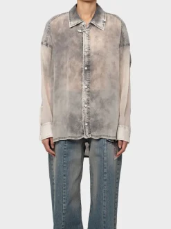 MAISON MIHARA YASUHIRO Camicie<CAMICIA VINTAGE Grigio