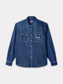KENZO Camicie<CAMICIA WESTERN CREATIONS Blu