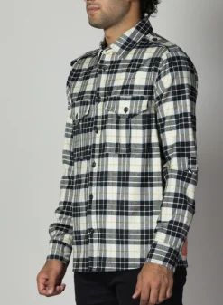 Camicie<CAMICIA WOOL SHIRT JESUS Bianco, Nero