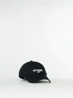 WE11DONE Cappelli<CAPPELLO BASIC 1506 LOGO Bianco, Nero