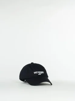 WE11DONE Cappelli<CAPPELLO BASIC 1506 LOGO Bianco, Nero
