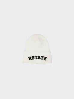 Cappelli<CAPPELLO CLASSIC LOGO BEANIE Bianco, Nero