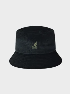 KANGOL Cappelli|Cappelli<CAPPELLO CORD BUCKET UNISEX Nero