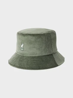 KANGOL Cappelli|Cappelli<CAPPELLO CORD BUCKET UNISEX Verde