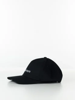 PALM ANGELS Cappelli<CAPPELLO DA BASEBALL CON RICAMO Bianco, Nero