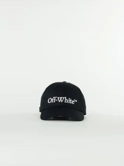 OFF-WHITE Cappelli<CAPPELLO DRILL LOGO Bianco, Nero