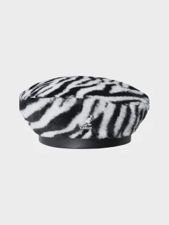 KANGOL. Cappelli|Cappelli<CAPPELLO FAUX FUR BERET UNISEX Bianco, Nero