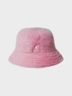 KANGOL. Cappelli|Cappelli<CAPPELLO FURGORA BUCKET UNISEX Bianco, Rosa