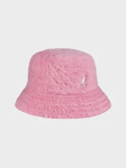 KANGOL. Cappelli|Cappelli<CAPPELLO FURGORA BUCKET UNISEX Bianco, Rosa
