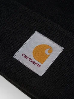 CARHARTT WIP Cappelli<CAPPELLO IN MAGLIO SHORT WATCH Nero