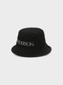 JW ANDERSON Cappelli<CAPPELLO LOGO BUCKET Nero