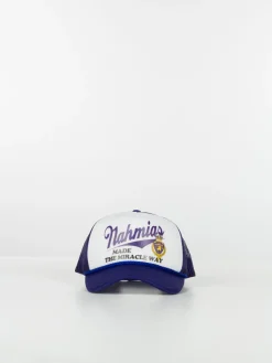 NAHMIAS Cappelli<CAPPELLO MIRACLE WAY FOAM TRUCKER Bianco, Blu