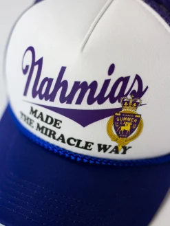 NAHMIAS Cappelli<CAPPELLO MIRACLE WAY FOAM TRUCKER Bianco, Blu