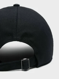 PALM ANGELS Cappelli<CAPPELLO MONOGRAM Nero, Rosso