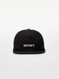 SATISFY Cappelli<CAPPELLO PEACESHELL 5 PANEL PINCH Bianco, Nero