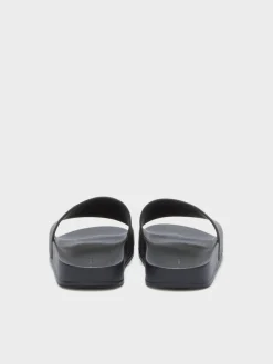 PALM ANGELS Sandali<CIABATTA MONOGRAM Bianco, Nero