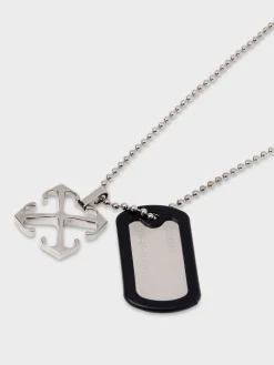 OFF-WHITE Collane<COLLANA ARROW Bianco, Grigio