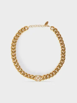 OFF-WHITE Collane<COLLANA ARROW CHAINED Giallo