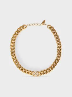 OFF-WHITE Collane<COLLANA ARROW CHAINED Giallo