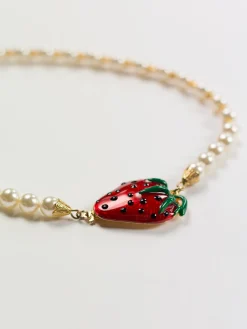 ALESSANDRA RICH Collane<COLLANA FRAGOLA Giallo, Nero, Rosso