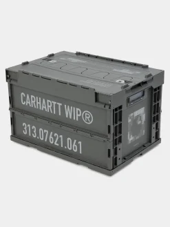 CARHARTT WIP Accessori Decorativi<CONTAINER PIEGHEVOLE TOUR Bianco, Grigio