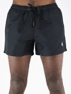 MARCELO BURLON Costumi Da Bagno<COSTUME CROSS Nero