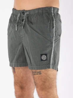 STONE ISLAND Costumi Da Bagno<COSTUME NYLON METAL IN ECONYL Bianco, Grigio