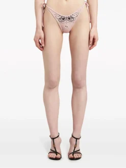 PALM ANGELS Costumi Da Bagno<COSTUME PAISLEY V BIKINI BOTTOM Nero, Rosa