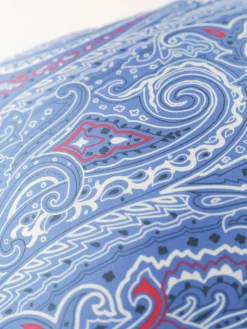 ETRO HOME ACCESSORY Complementi D'Arredo|Cuscini E Plaid<CUSCINO CON FANTASIA PAISLEY Bianco, Blu, Rosso