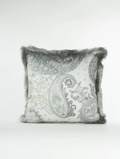 ETRO HOME ACCESSORY Complementi D'Arredo|Cuscini E Plaid<CUSCINO CON PASSAMANERIA Bianco, Grigio
