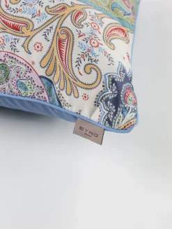 ETRO HOME ACCESSORY Complementi D'Arredo|Cuscini E Plaid<CUSCINO IN RASO DI COTONE PAISLEY Multicolor