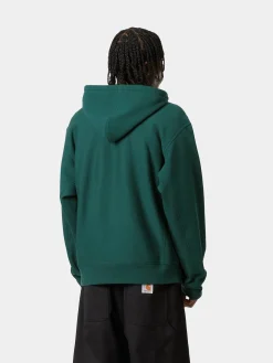 CARHARTT WIP Felpe<FELPA AMERICAN SCRIPT HOODIE Verde