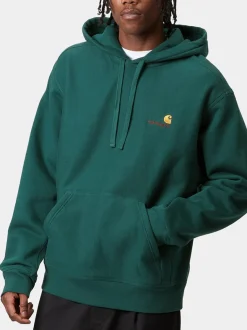 CARHARTT WIP Felpe<FELPA AMERICAN SCRIPT HOODIE Verde