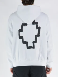 Felpe<FELPA CROSS OVER Bianco