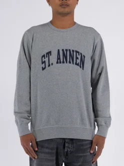 POP TRADING COMPANY Felpe<FELPA ANNEN GIROCOLLO Grigio