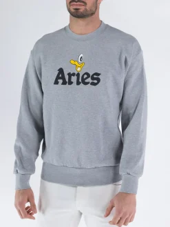 ARIES Felpe<FELPA AYE DUCK Grigio