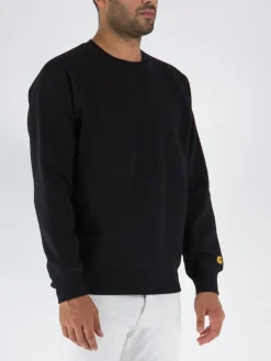 CARHARTT WIP Felpe<FELPA CHASE Giallo, Nero