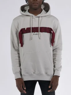 LANVIN Felpe<FELPA CLASSIC OVERSIZED Grigio, Nero, Rosso