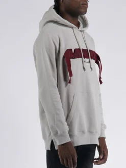 LANVIN Felpe<FELPA CLASSIC OVERSIZED Grigio, Nero, Rosso