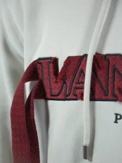 LANVIN Felpe<FELPA CLASSIC OVERSIZED Grigio, Nero, Rosso