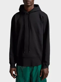 MONCLER GENIUS ALICIA KEYS Felpe<FELPA CON CAPPUCCIO Nero