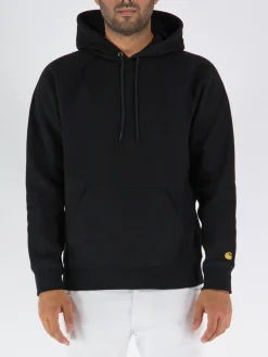 CARHARTT WIP Felpe<FELPA CON CAPPUCCIO CHASE Nero