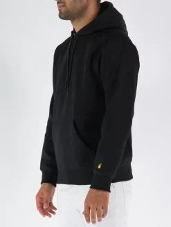 CARHARTT WIP Felpe<FELPA CON CAPPUCCIO CHASE Nero