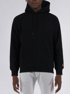 CARHARTT WIP Felpe<FELPA CON CAPPUCCIO CHASE Nero