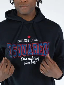 DSQUARED Felpe<FELPA COOL HOODIE Nero