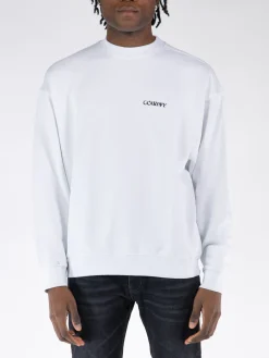 MARCELO BURLON Felpe<FELPA COUNTY MANIFESTO Bianco, Nero