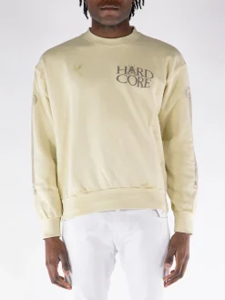 ARIES Felpe<FELPA CREW AGED HARDCORE Beige